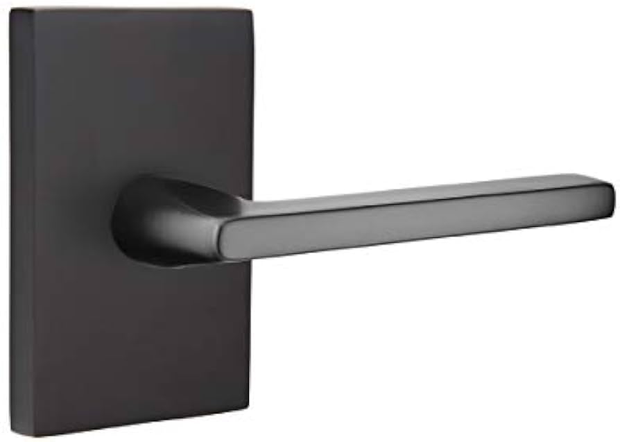 Emtek 5500 Matte Black Lever Pull