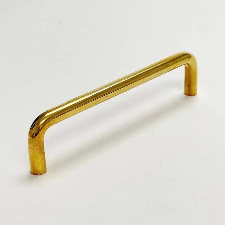 CB2 Ed Brass Drawer Pull